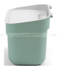CURVER READY TO COLLECT szemetes, 5L, szelektív hulladékgyűjtő, zárható fedéllel, ajtóra szerelhető, pasztell zöld-szürke színű