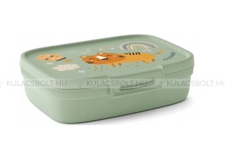 CURVER SNAP BOX uzsonnás doboz, 21 x 15,5 cm, 1,3L, műanyag, zöld színű